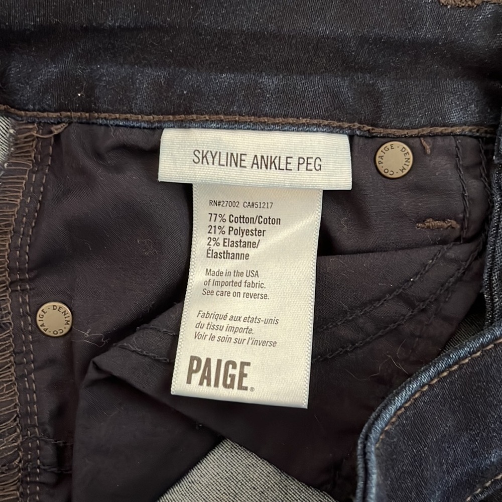 Paige Premium Denim Jeans size 27 - Picture 6 of 6